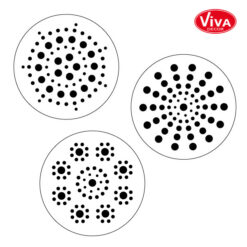900279000 VivaDecor sjablonen stippen dots