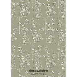 TD842 Décopatch Papier Pocket - Botanical Gipskruid