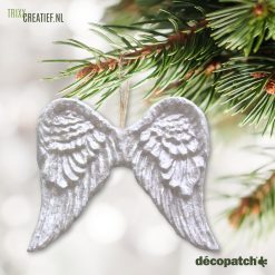 Trixx Creatief - AC810 Décopatch Vleugels met Zilver Metallicverf