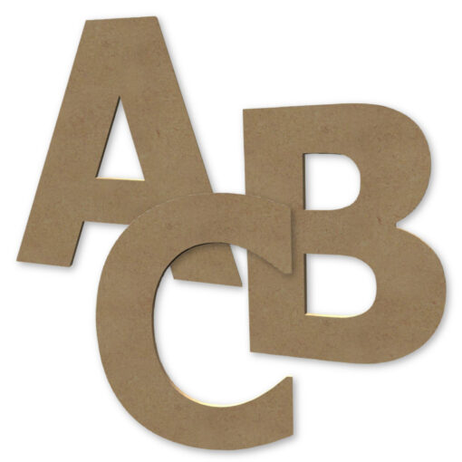 CatPic MDF 20 cm Letters - Gomille