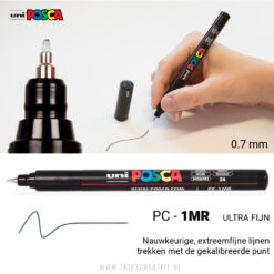 Uni Posca Verfmarker 1MR - 0.7mm - Trixx Creatief