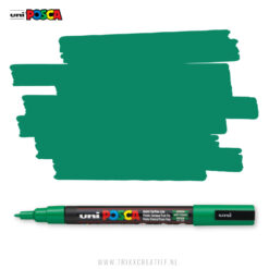 Uni Posca Verfmarker 3M - Donker Groen 0.9-1.3mm - Trixx Creatief