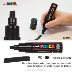 Uni Posca Verfmarker 8K - 8mm - Trixx Creatief