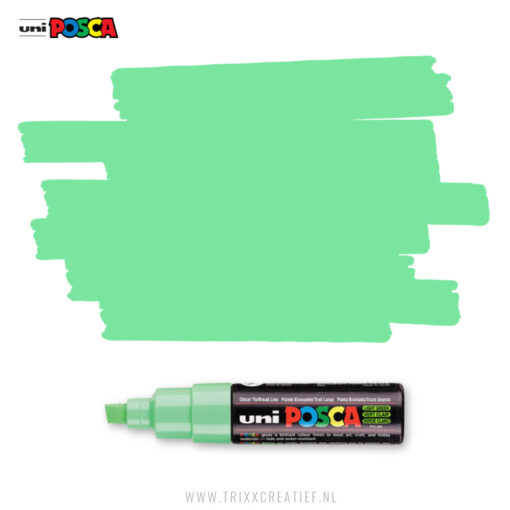 Uni Posca Verfmarker 8K - Licht Groen 8mm - Trixx Creatief