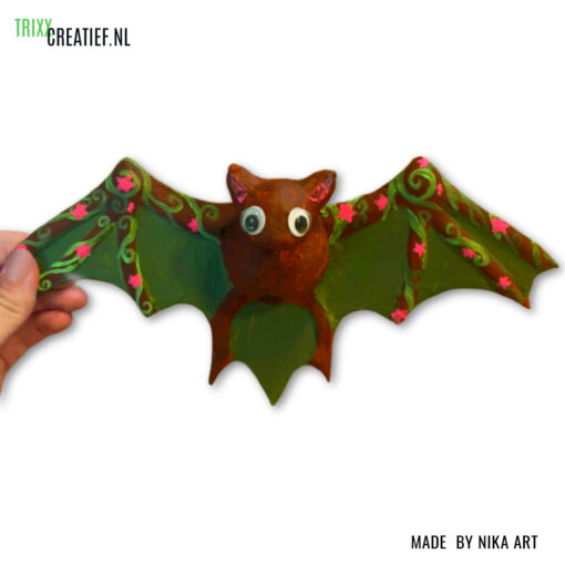 Nika Art - AP150 Décopatch Vleermuis - Halloween - Trixx Creatief