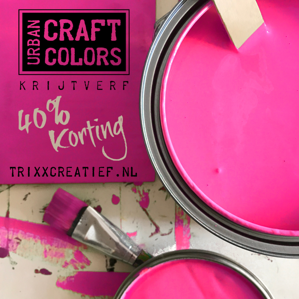 Trixx Creatief - Urban Craft Colors - 40% Korting