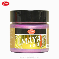 123240234 - Roze - Viva Decor Metallicverf Maya Gold - Trixx Creatief