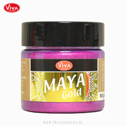 123240334 - Magenta Fuchsia - Viva Decor Metallicverf Maya Gold - Trixx Creatief