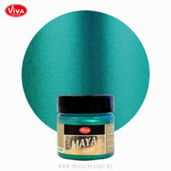 123270134 - Smaragd Groen - Viva Decor Metallicverf Maya Gold - Trixx Creatief