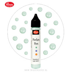 3D Parel Stip Pen - PerlenPen 116270101 Light Green Licht Groen - Trixx Creatief