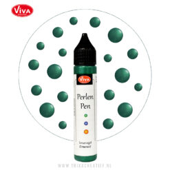 3D Parel Stip Pen - PerlenPen 116270201 Emerald Smaragd Groen - Trixx Creatief