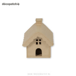 SA230 Laag huis - Décopatch Papier-maché - Trixx Creatief