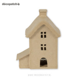 SA231 Hoog huis - Décopatch Papier-maché - Trixx Creatief