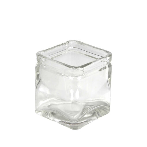 55812 Vierkant Glaasje - 5,5x5,5 cm - Glas